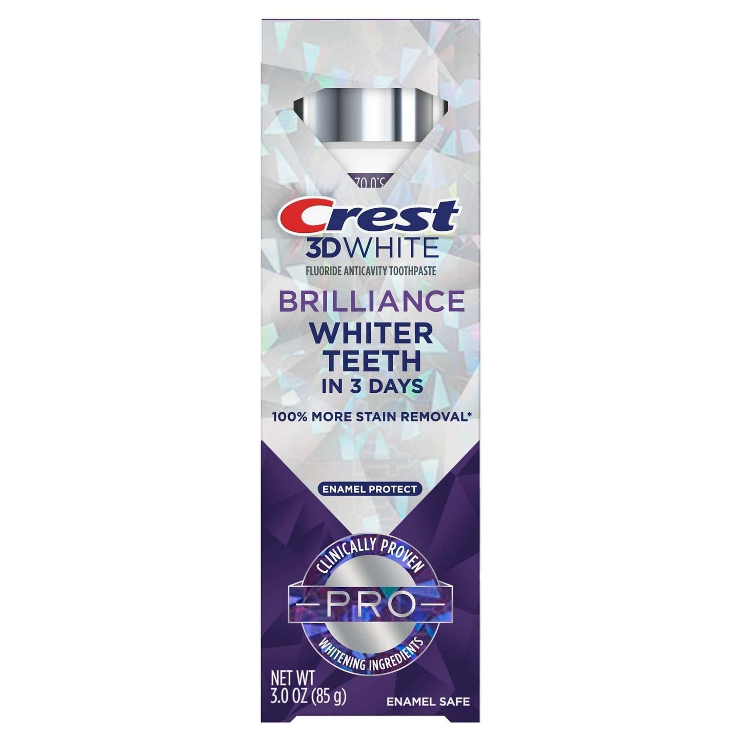 Crest 3D White Brilliance Pro Enamel Protect Toothpaste 3 oz (85 g)