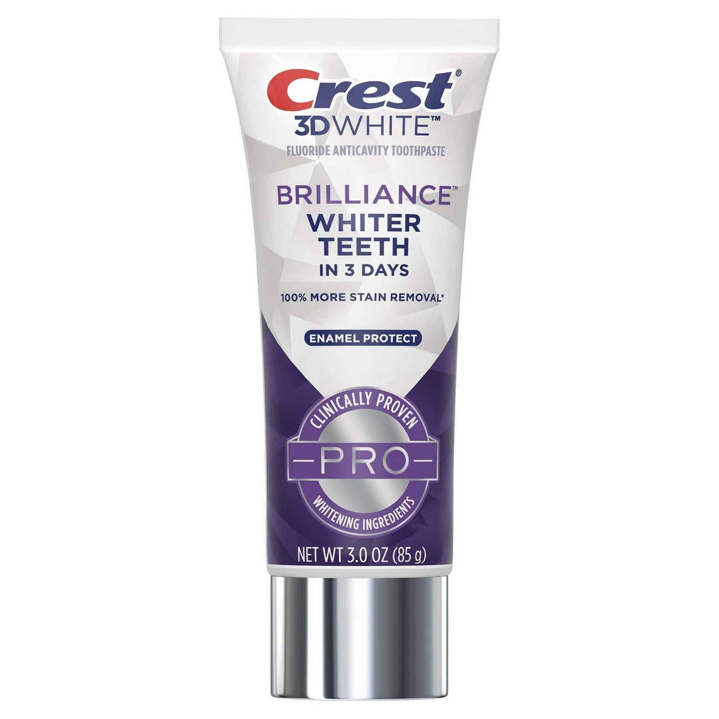 Crest 3D White Brilliance Pro Enamel Protect Toothpaste 3 oz (85 g)
