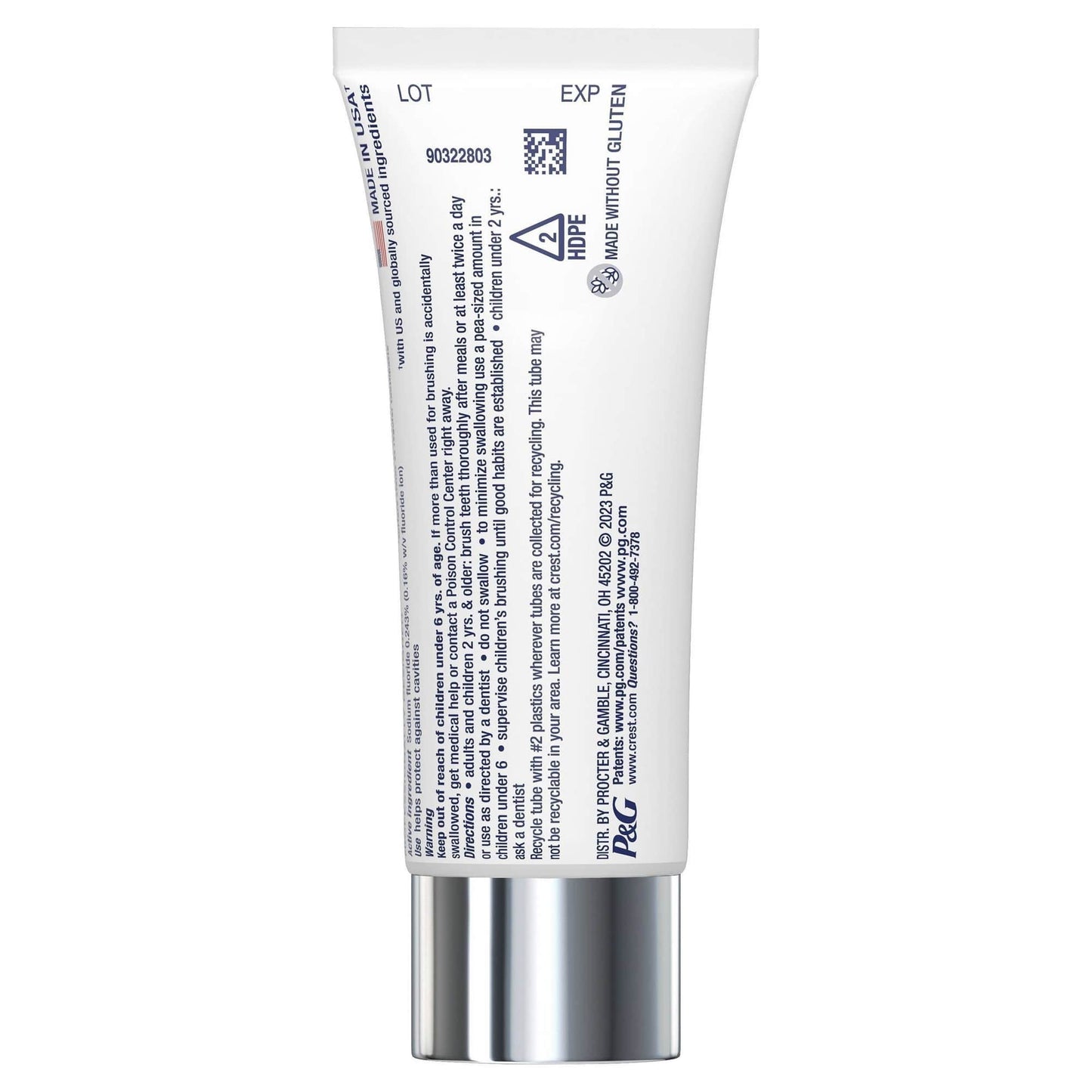 Crest 3D White Brilliance Pro Enamel Protect Toothpaste 3 oz (85 g)