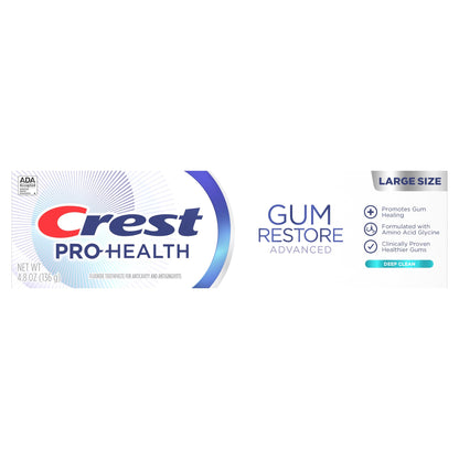 Crest Pro-Health Gum Restore Advanced Deep Clean Toothpaste, 4.8 oz (136 g)