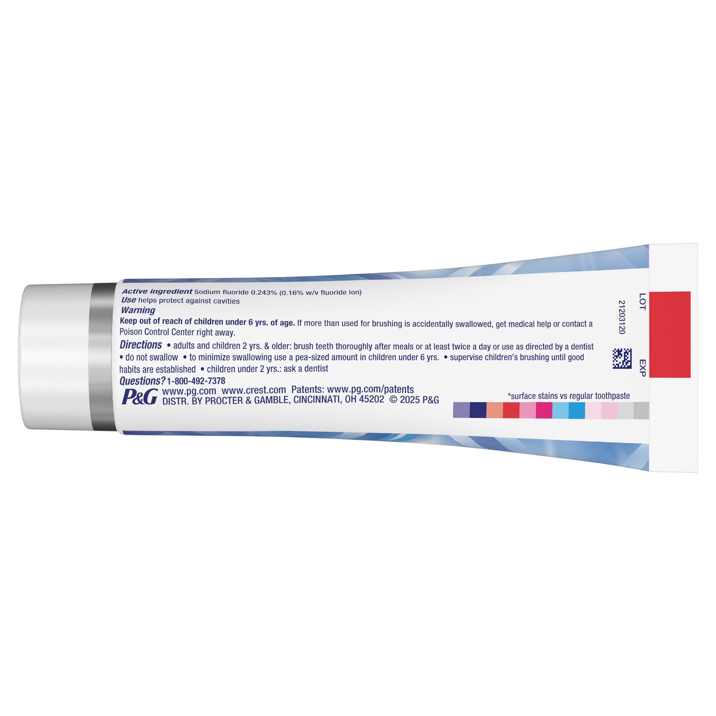 Crest 3d White Brilliance Enamel Protect Toothpaste 3.9 Oz (110 g)