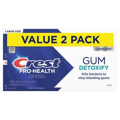 Crest Pro-Health Gum Detoxify Toothpaste 4.8 oz (136 g), 2 Pack