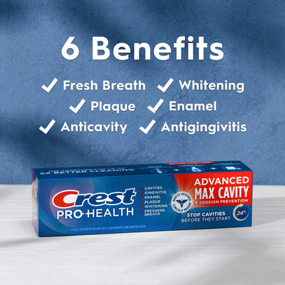 Crest Pro-Health Advanced Max Cavity Protection Toothpaste 5.1 OZ (144 g)