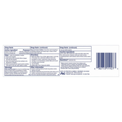 Crest Pro-Health Advanced Max Cavity Protection Toothpaste 5.1 OZ (144 g)