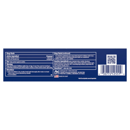 Crest 3D White Artic Fresh toothpaste, 3.3 OZ (93 g)