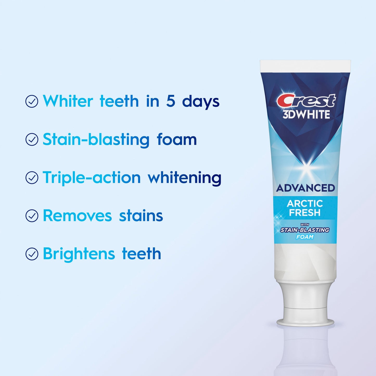 Crest 3D White Artic Fresh toothpaste, 3.3 OZ (93 g)