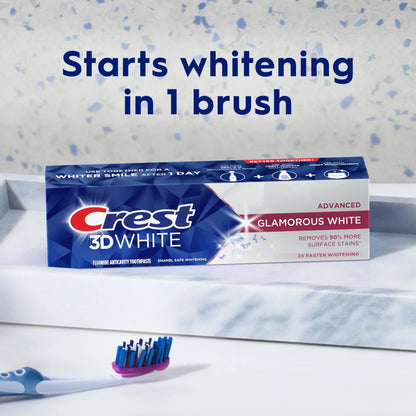 Crest 3D White Glamorous White Toothpaste, 3.3 oz (93 g)