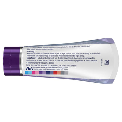 Crest 3D White Brilliance Deep Stain Remover Ultra White Toothpaste, 2.1 Oz (59 G) 4 Pack