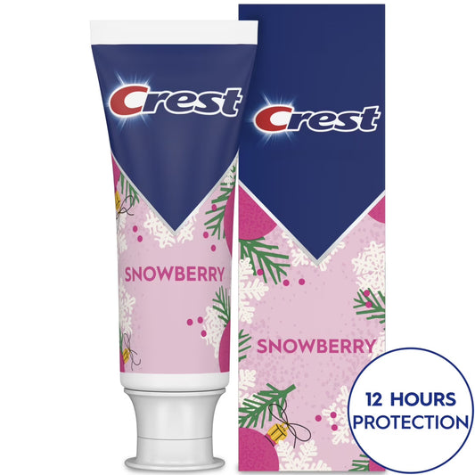 Crest Holiday Edition Snowberry Toothpaste, 4.1 oz (116 g)
