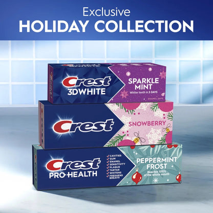 Crest Holiday Edition Snowberry Toothpaste, 4.1 oz (116 g)