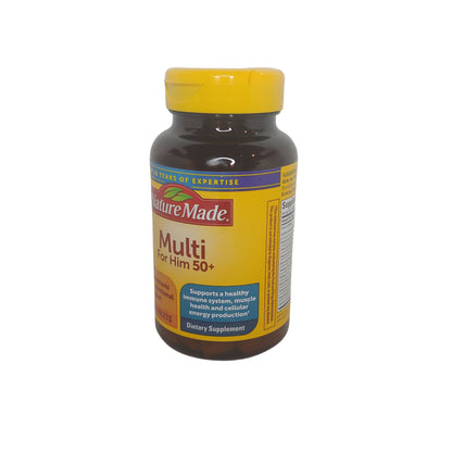 Nature Made Multi For Him 50+, 90 Tablets, Men's Multivitamin