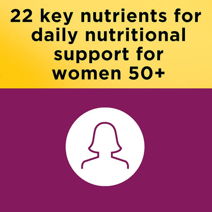 Nature Made Multi for Her 50+ 90 Tablets, Women's Multivitamin