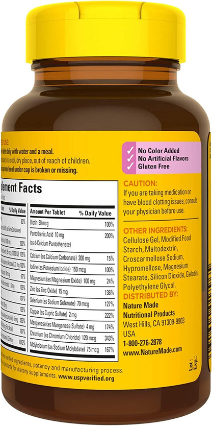 Nature Made Multi for Her 50+ 90 Tablets, Women's Multivitamin