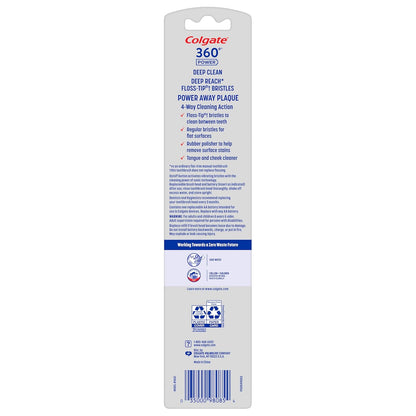 Colgate 360 Sonic Deep Clean Floss Tip Toothbrush, Model # ASB, PS0025488