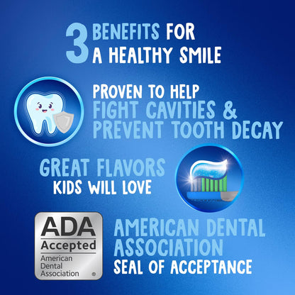 Kid's Crest Cavity Protection Sparkle Fun Bubble Gum Toothpaste 4.6 oz (130 g)