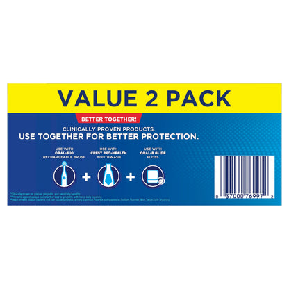 Crest Pro Health Advanced Deep Clean Mint Toothpaste, 5.1 Oz (144 G) 2-PACK