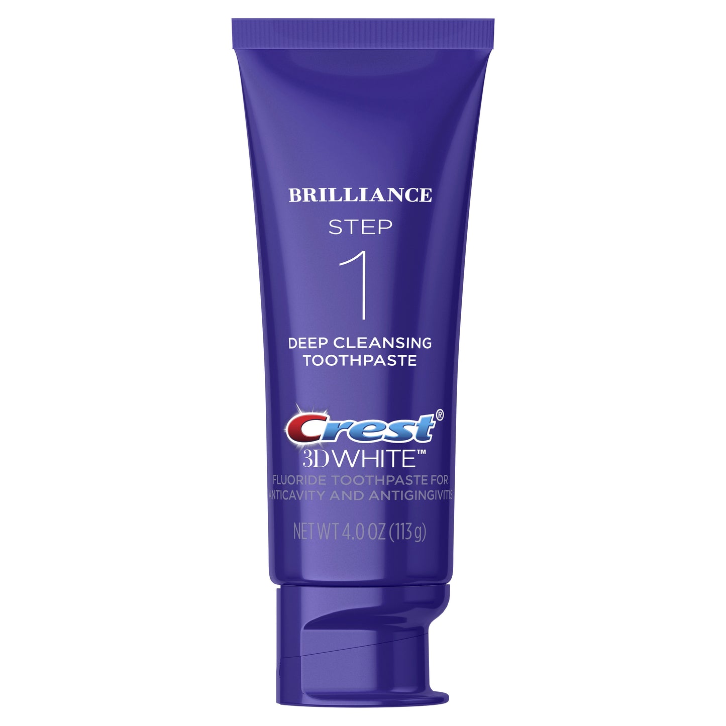 Crest 3D White Brilliance Daily 2-Step System, Toothpaste + Gel