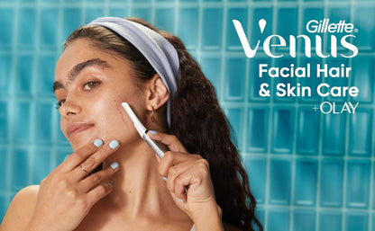 Gilette Venus For Facial Hair & Skin Care Hydration Serum, 45 ml (1.5 fl oz), Designed by Olay