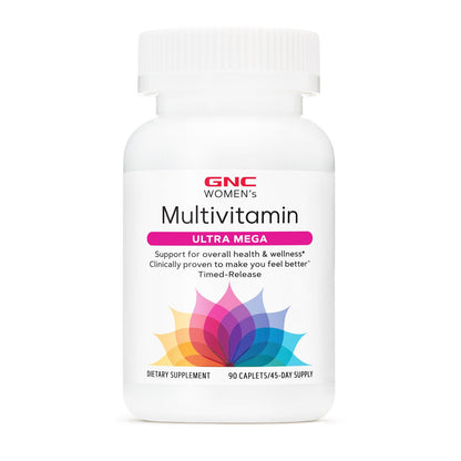 GNC Women's Ultra Mega Multivitamin, 90 Caplets