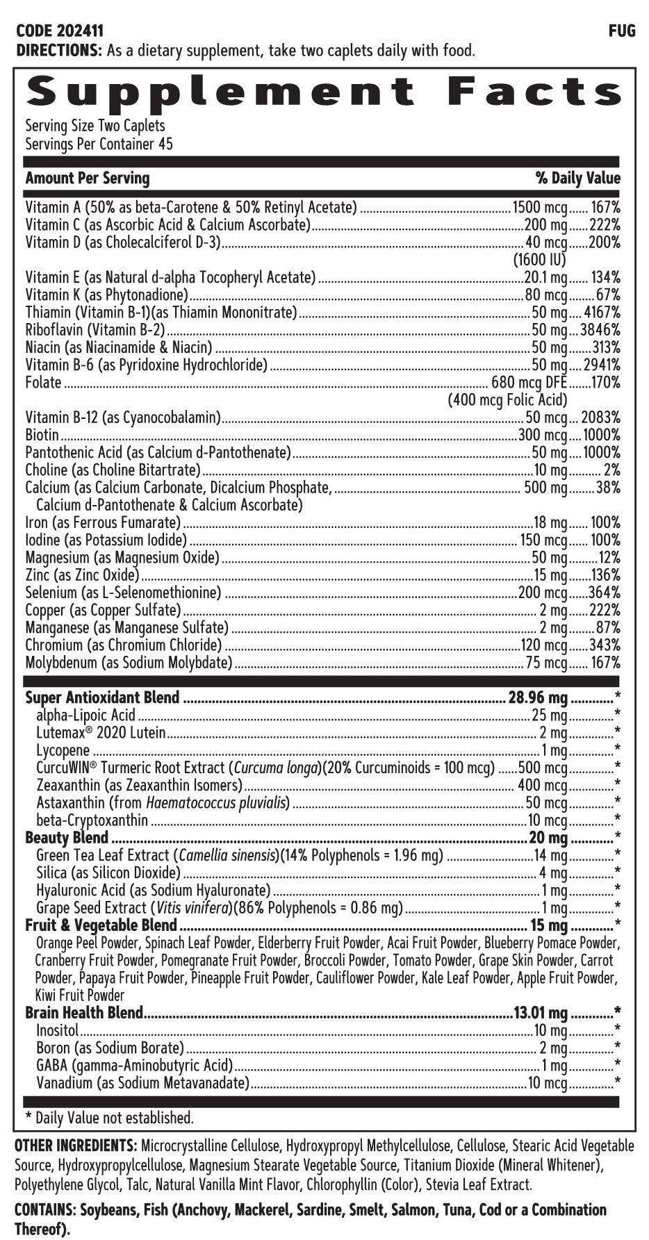 GNC Women's Ultra Mega Multivitamin, 90 Caplets