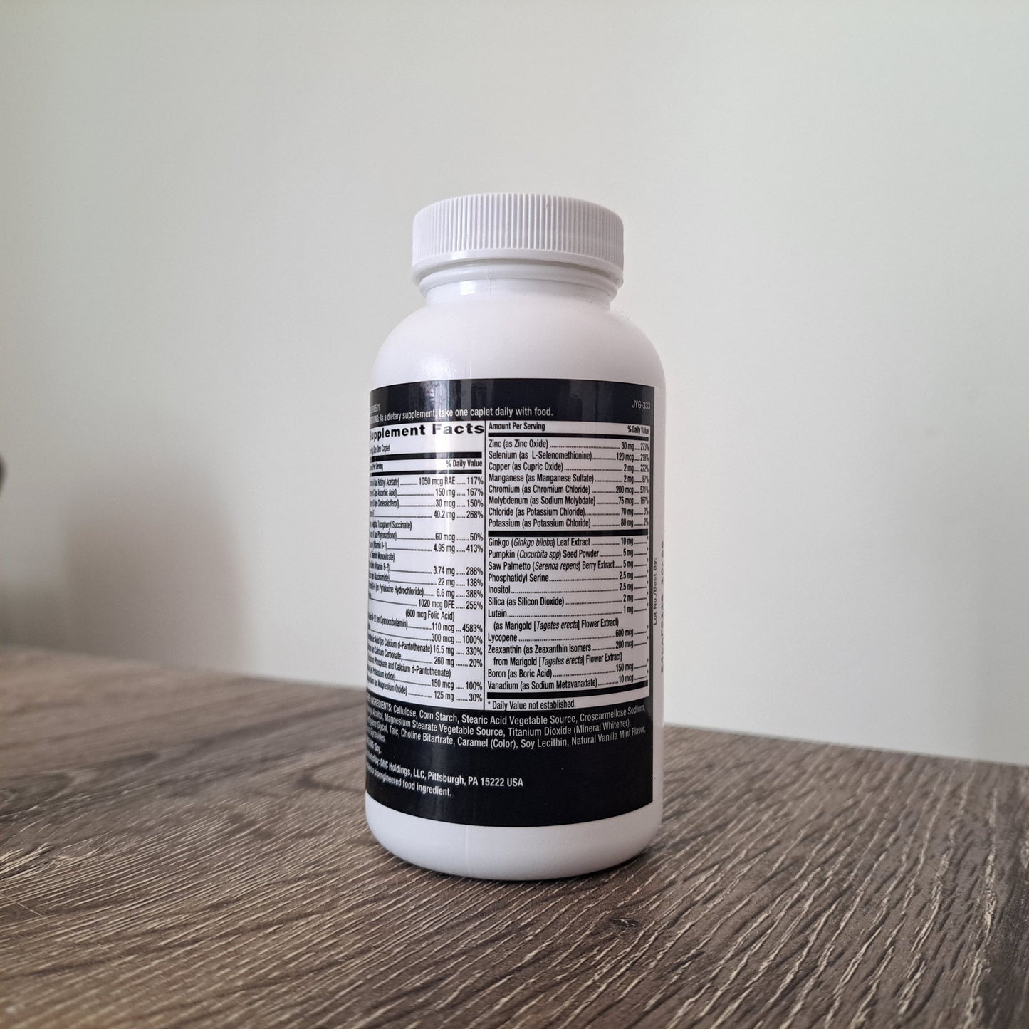GNC Mega Men Essentials 50 Plus One Daily Multi, 60 Caplets, Men's Gluten-Free Multivitamin