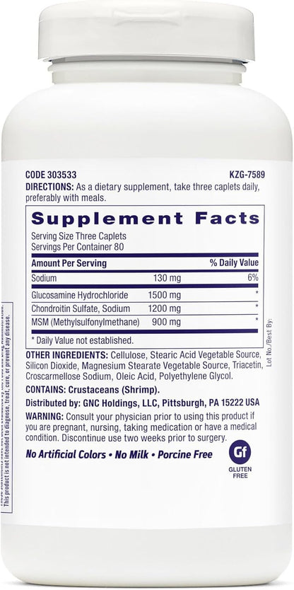 GNC TriFlex Joint Support, Original, 240 Caplets
