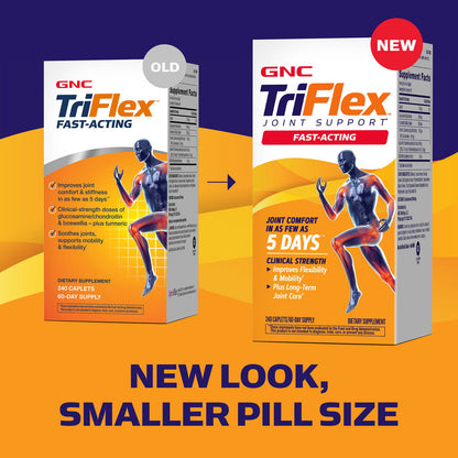 GNC TriFlex Joint Support, Fast-Acting, 240 Caplets