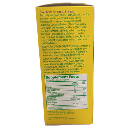 Culturelle Digestive Daily Probiotic, 10 Billion CFUs + Prebiotics, 80 Capsules