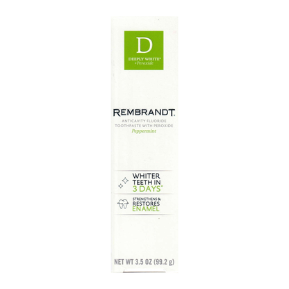 Rembrandt Deeply White + Peroxide Peppermint Toothpaste 3.5 oz (99.2 g)