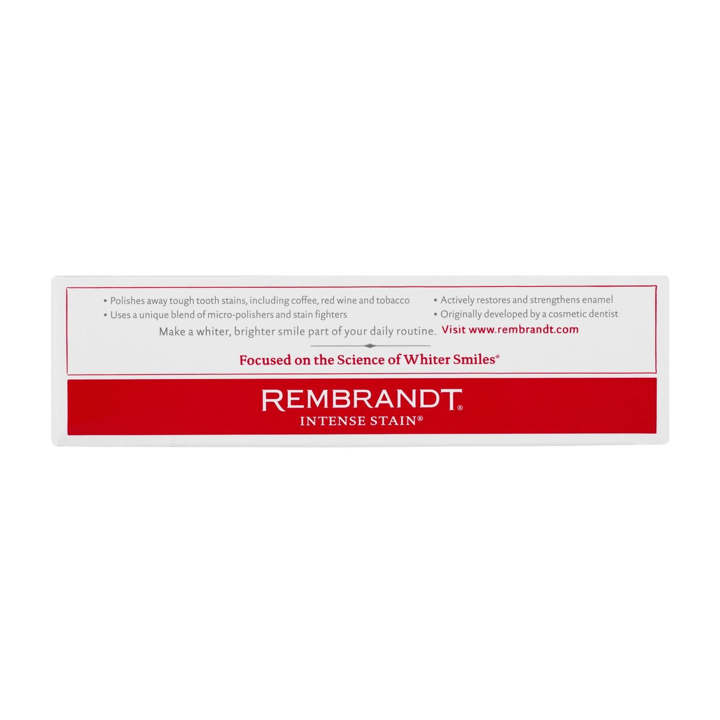 Rembrandt Intense Stain Whitening Toothpaste, Mint, 3.5 oz (99.2 g)