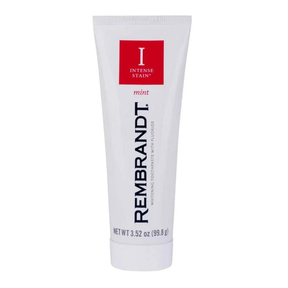 Rembrandt Intense Stain Whitening Toothpaste, Mint, 3.5 oz (99.2 g), 2-Pack