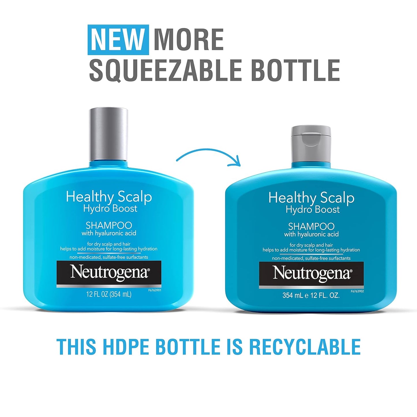 Neutrogena Healthy Scalp Hydro Boost Shampoo with Hyaluronic Acid, 354 ml / 12 FL OZ