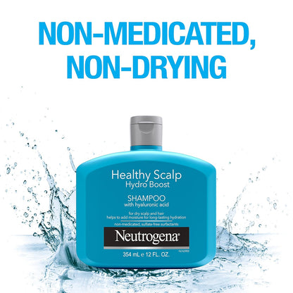 Neutrogena Healthy Scalp Hydro Boost Shampoo with Hyaluronic Acid, 354 ml / 12 FL OZ