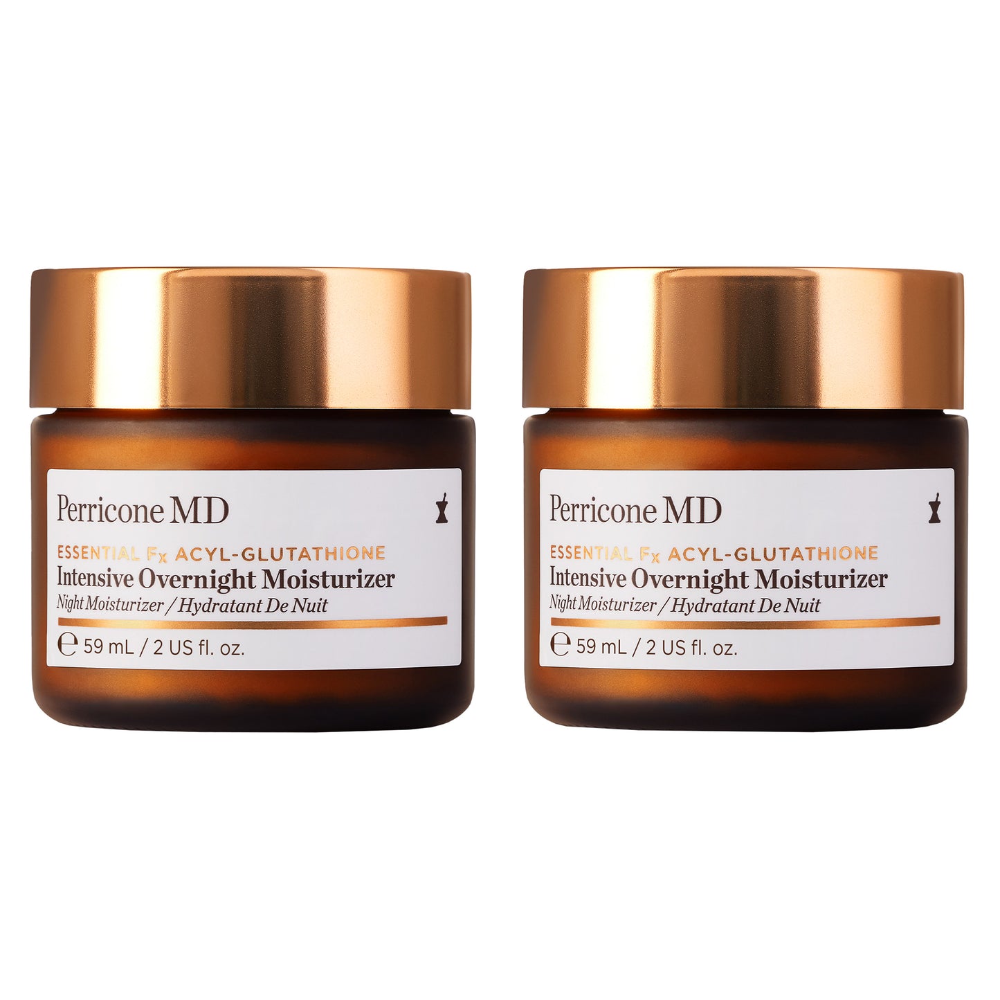 Perricone MD Essential Fx Acyl-Glutathione Intensive Night Moisturizer, 59 ml / 2 FL OZ (2 PACK)