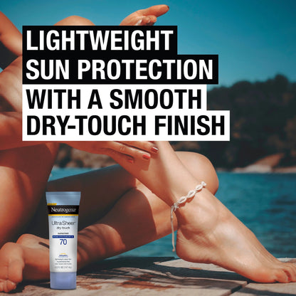 Neutrogena Ultra Sheer SPF 70 Sunscreen, 5 fl oz (147 ml)