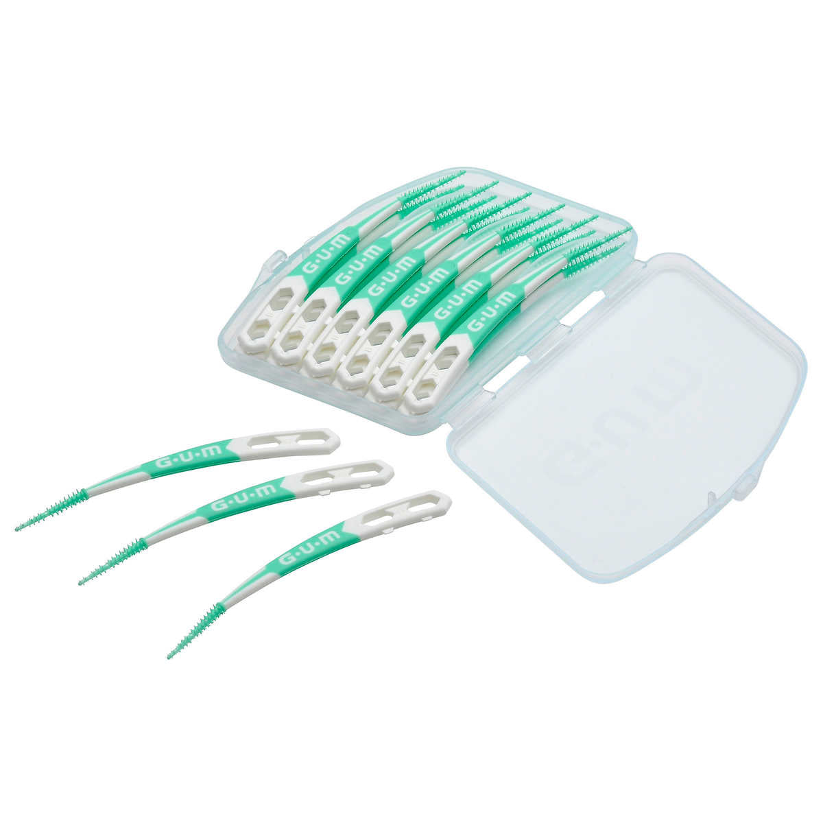 Sunstar GUM Soft Picks Advanced, Mint, 180 Floss Picks