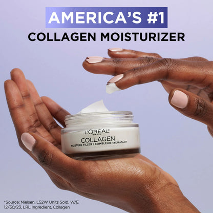 L'Oreal Collagen Moisture Filler, Daily Moisturizer, 1.7 OZ (48 g)