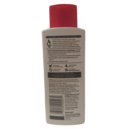 Eucerin Advanced Cleansing Face & Body Cleanser, 8.4 FL OZ (250 mL)