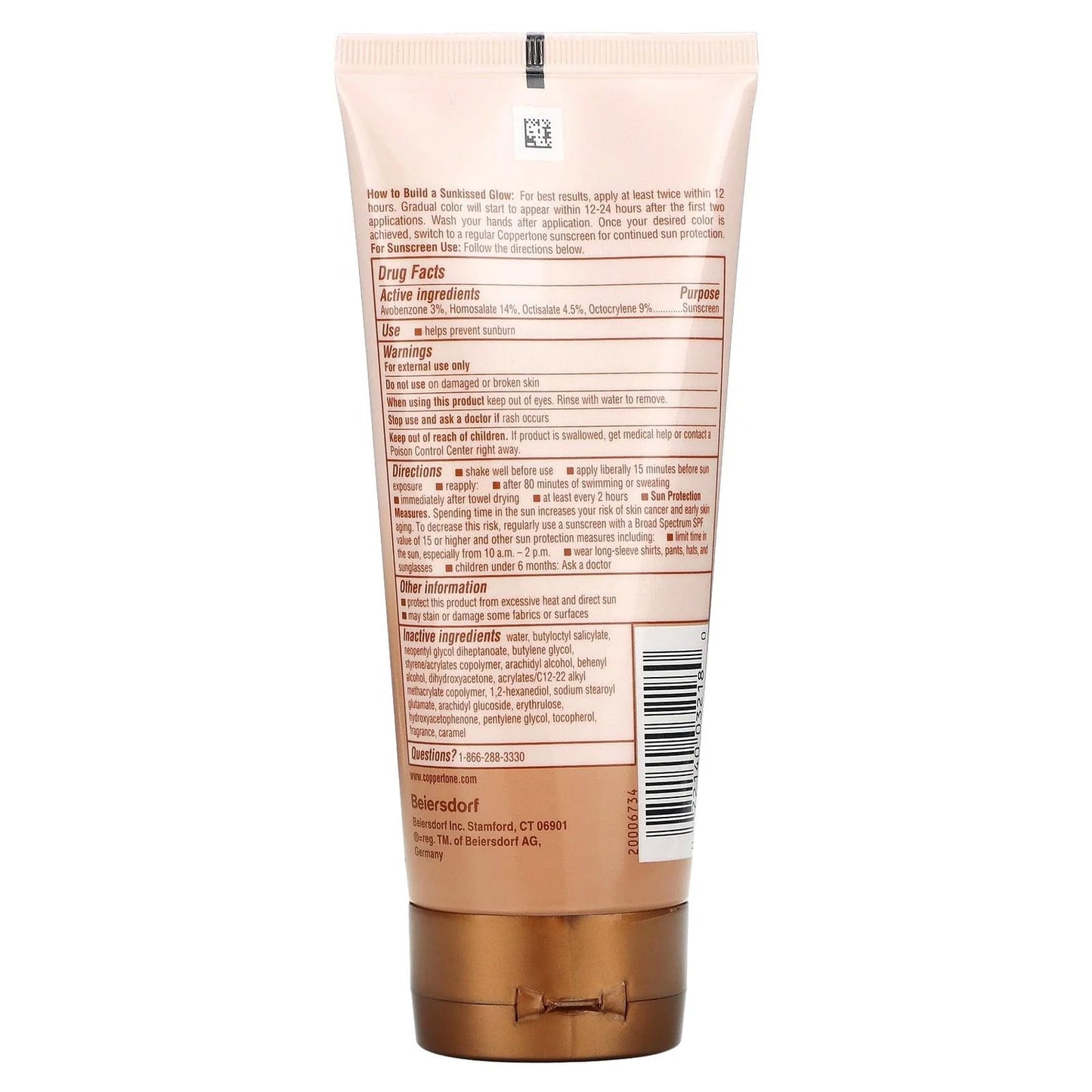 Coppertone Glow Protect & Tan SPF 30 Sunscreen 5 Fl Oz (148 mL)