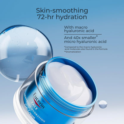 Eucerin Face Immersive Hydration Gel Cream, 1.7 oz (48 g)