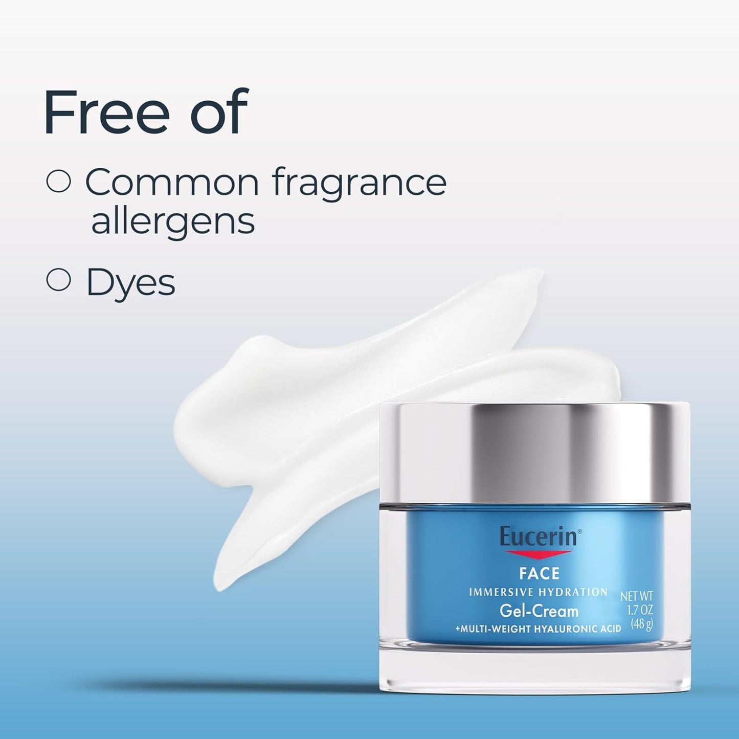 Eucerin Face Immersive Hydration Gel Cream, 1.7 oz (48 g)