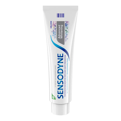 Sensodyne Advanced Whitening Toothpaste for Sensitive Teeth and Cavity Protection, 6.5 OZ (184 g)