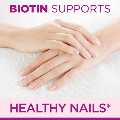 Nature's Bounty Hair, Skin, & Nails Gummies, Strawberry, 80 Count