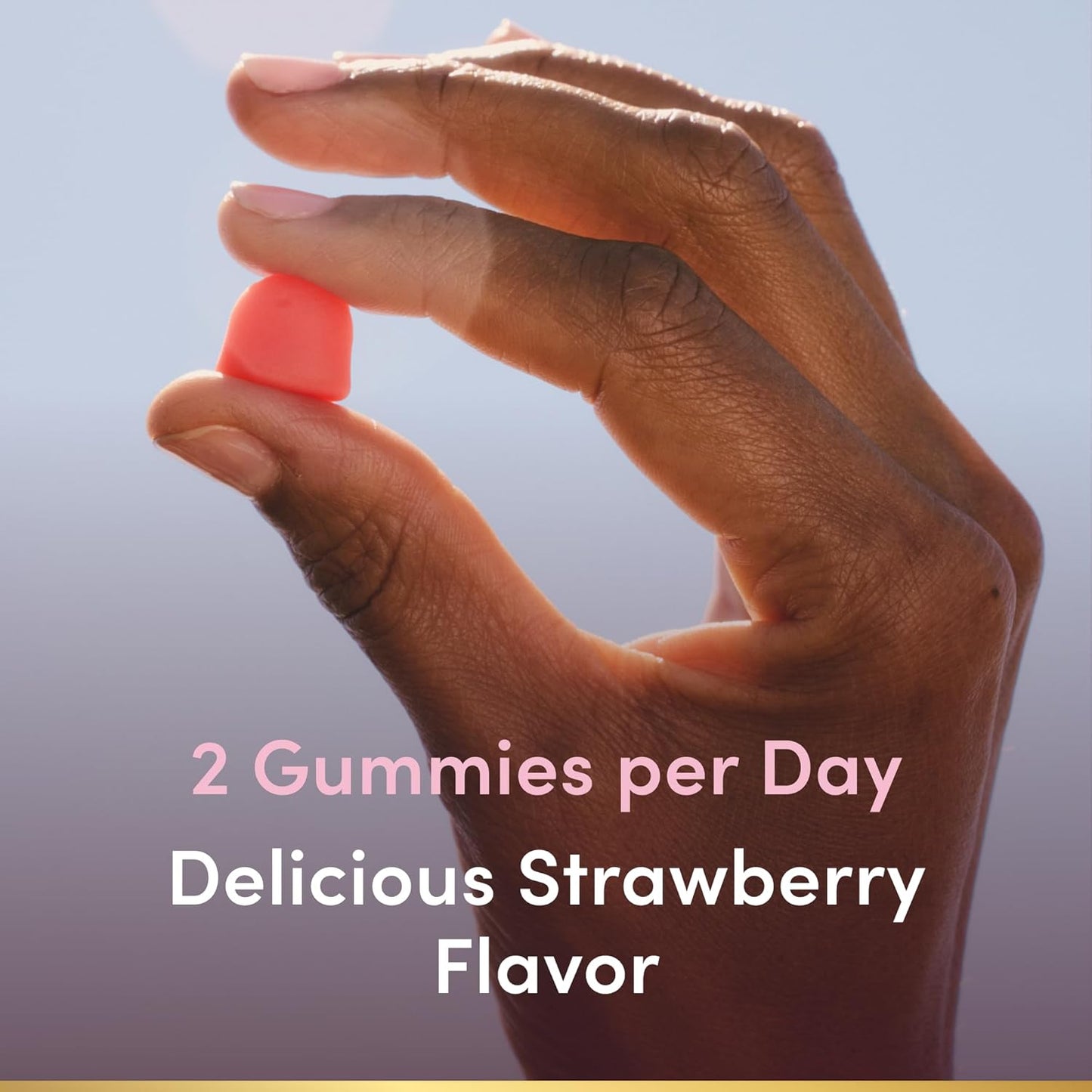 Nature's Bounty Hair Skin & Nails Gummy Vitamins, Strawberry, 140 Gummies