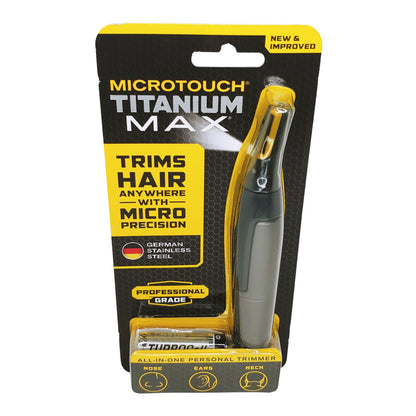Microtouch Titanium Max Professional Grade All-in-one Personal Trimmer