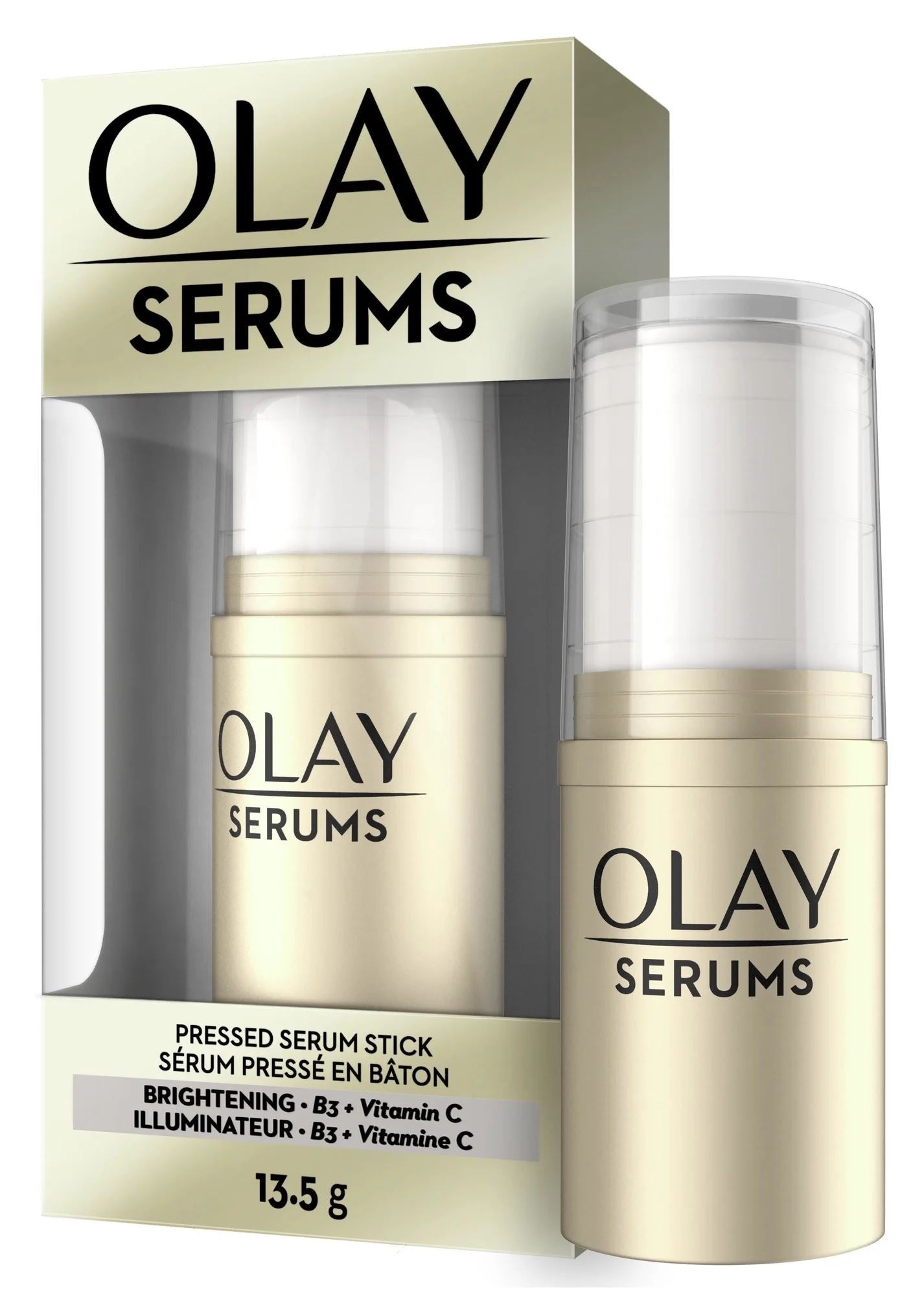 Olay Serums Pressed Serum Stick, Brightening B3 + Vitamin C, 13.5 g