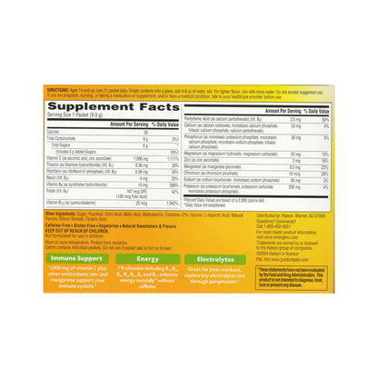 Emergen-C 1000 mg Vitamin C Drink Mix, White Grape Splash, 30 Packets