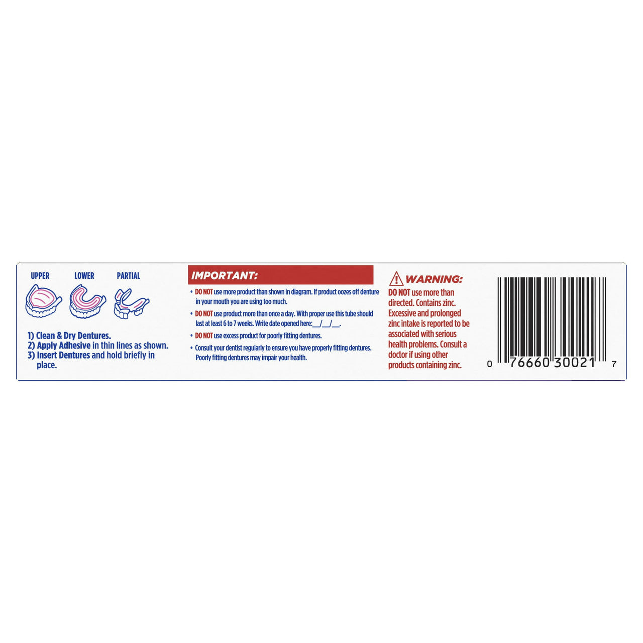 Fixodent Precision Hold & Seal Gum Care Denture Adhesive Cream 57 g