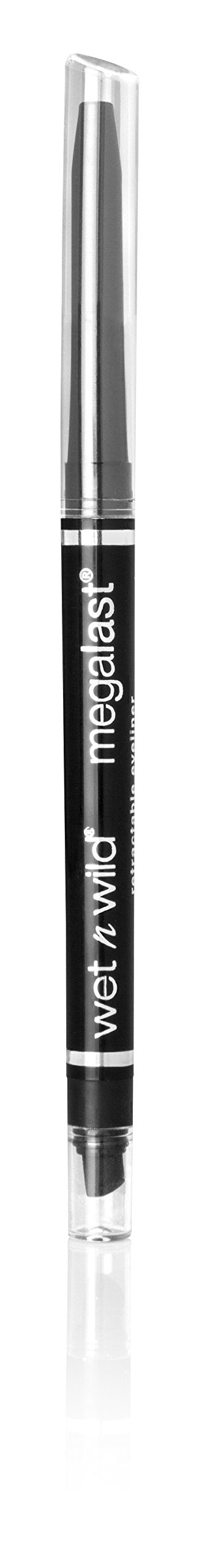 Wet N Wild Megalast Retractable Eyeliner, 0.16 g, C690A Blackest Black