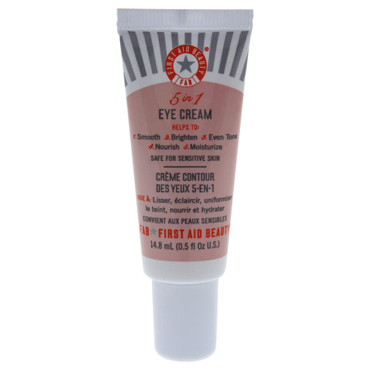 First Aid Beauty 5-In-1 Eye Cream, 14.8 mL (0.5 fl oz) [6M]